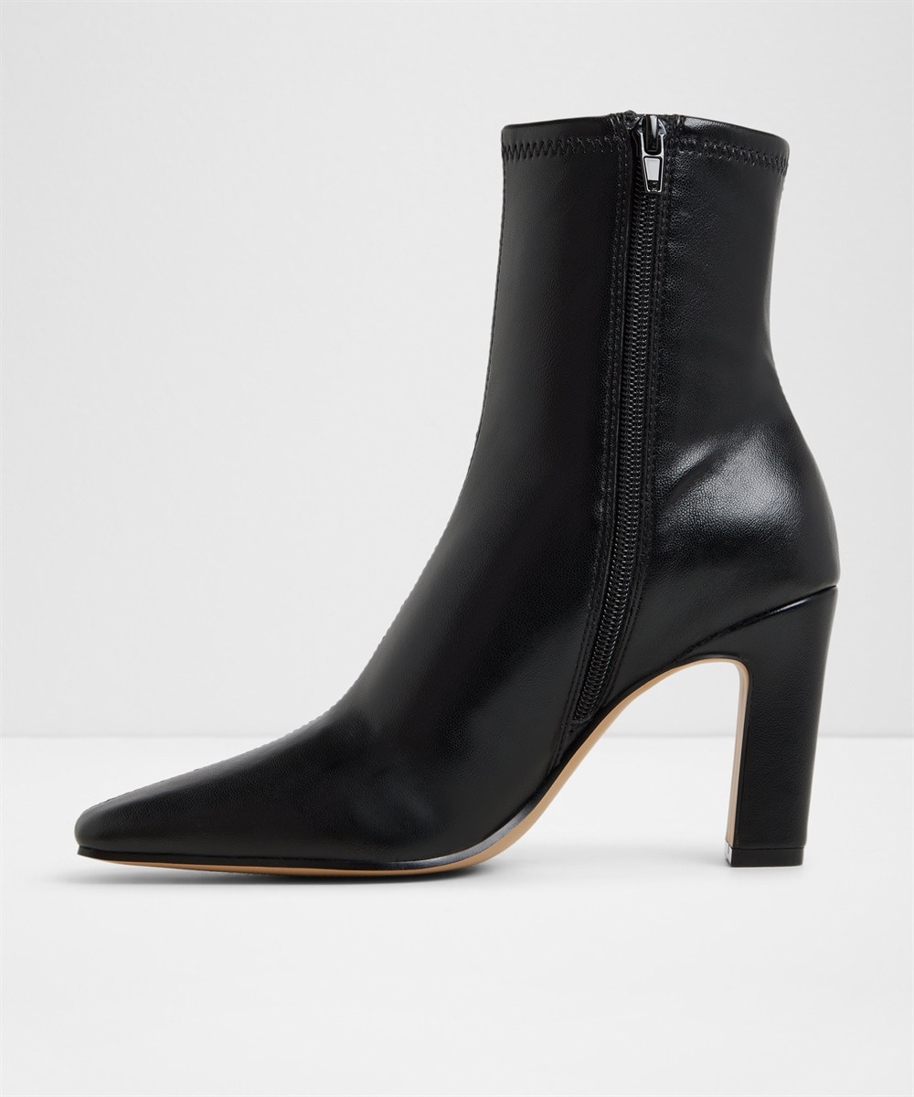 Botines básicos de mujer con punta cuadrada - Aldo - Negro Negro-4