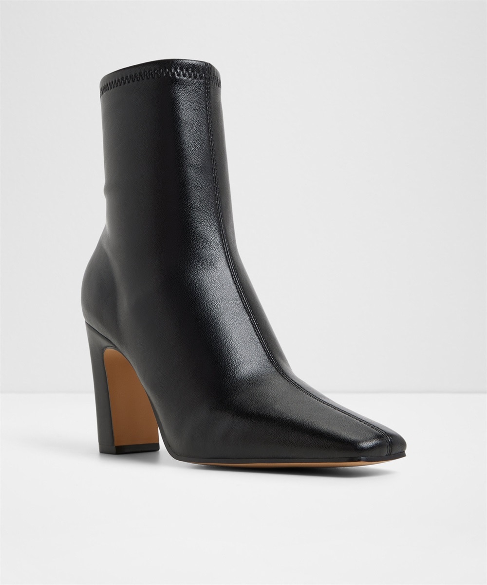 Botines básicos de mujer con punta cuadrada - Aldo - Negro Negro-5