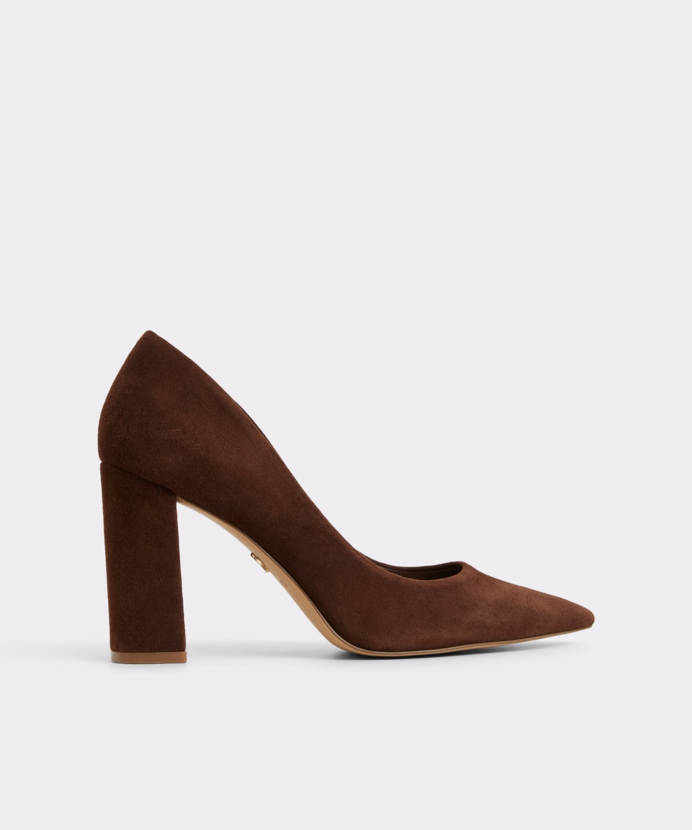 Zapatos de salón de mujer con punta afilada - Aldo - Marrón Marrón-1
