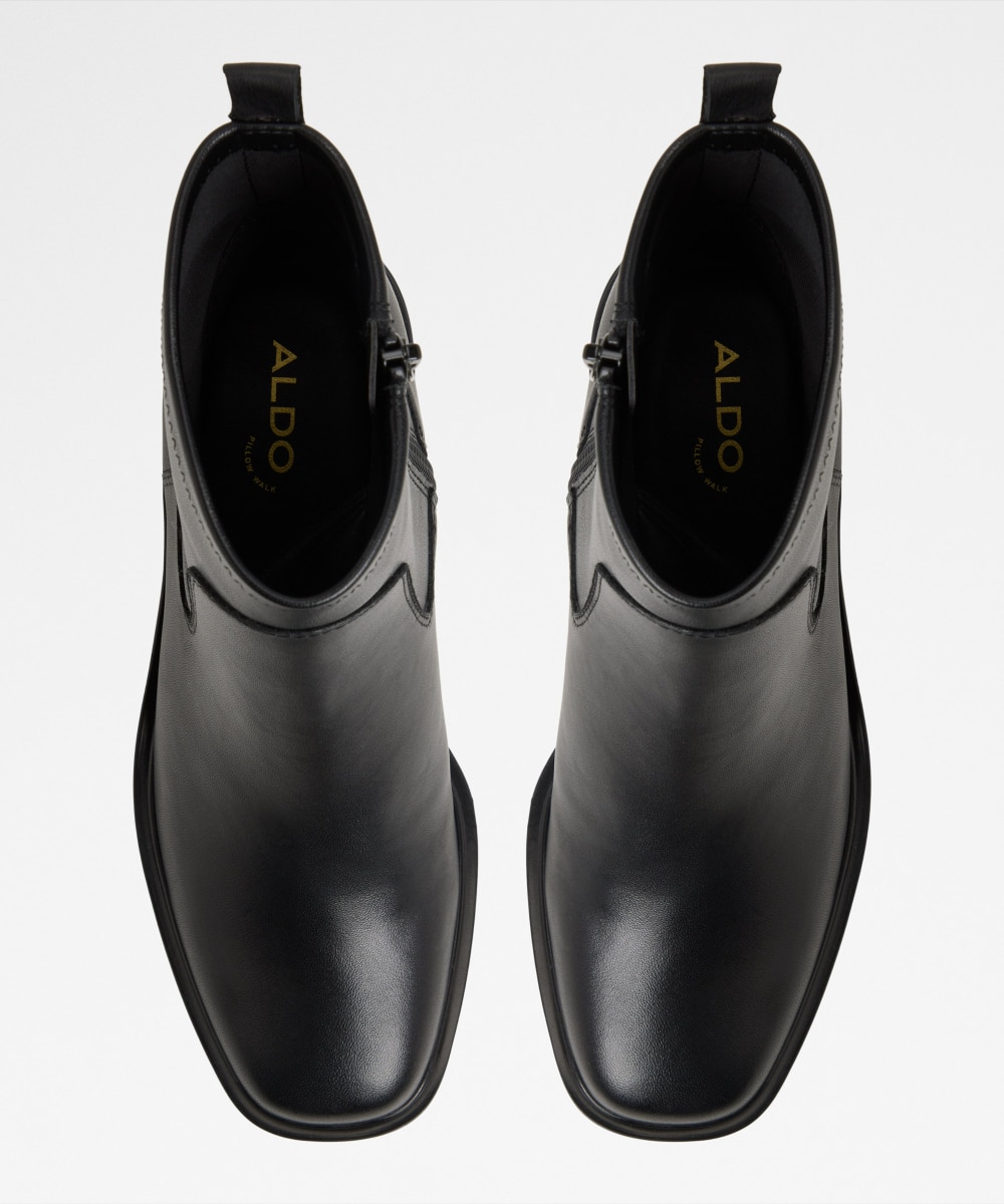 Botines básicos de mujer con punta cuadrada - Aldo - Negro Negro-6