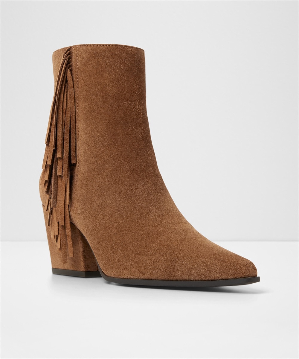 Botines básicos de mujer con punta afilada - Aldo - Camel Camel-5