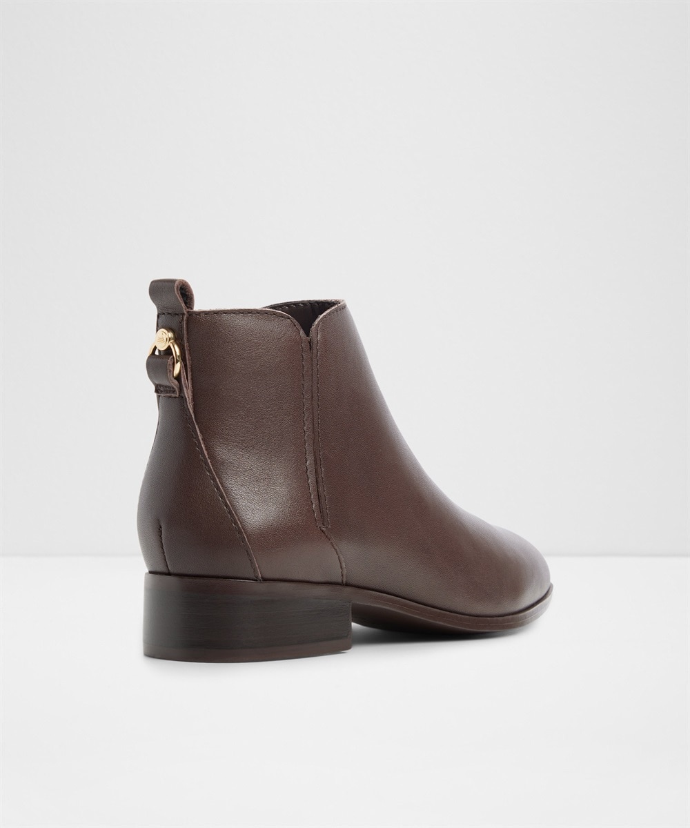 Botines básicos de mujer con punta redonda - Aldo - Marrón Marrón-3