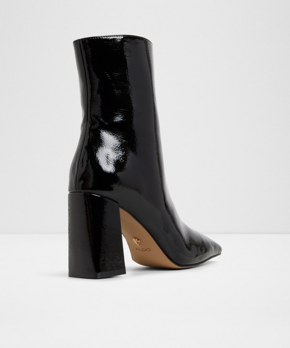 Botines básicos de mujer con punta cuadrada - Aldo - Negro Negro-4