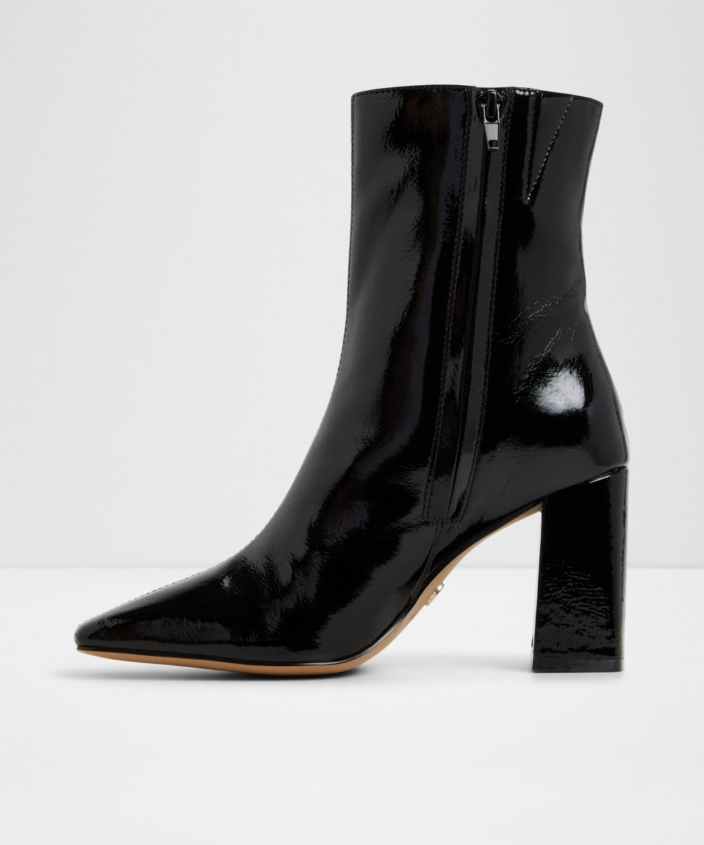 Botines básicos de mujer con punta cuadrada - Aldo - Negro Negro-3