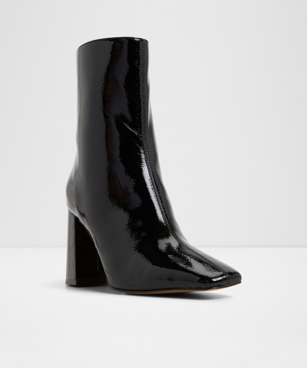 Botines básicos de mujer con punta cuadrada - Aldo - Negro Negro-2