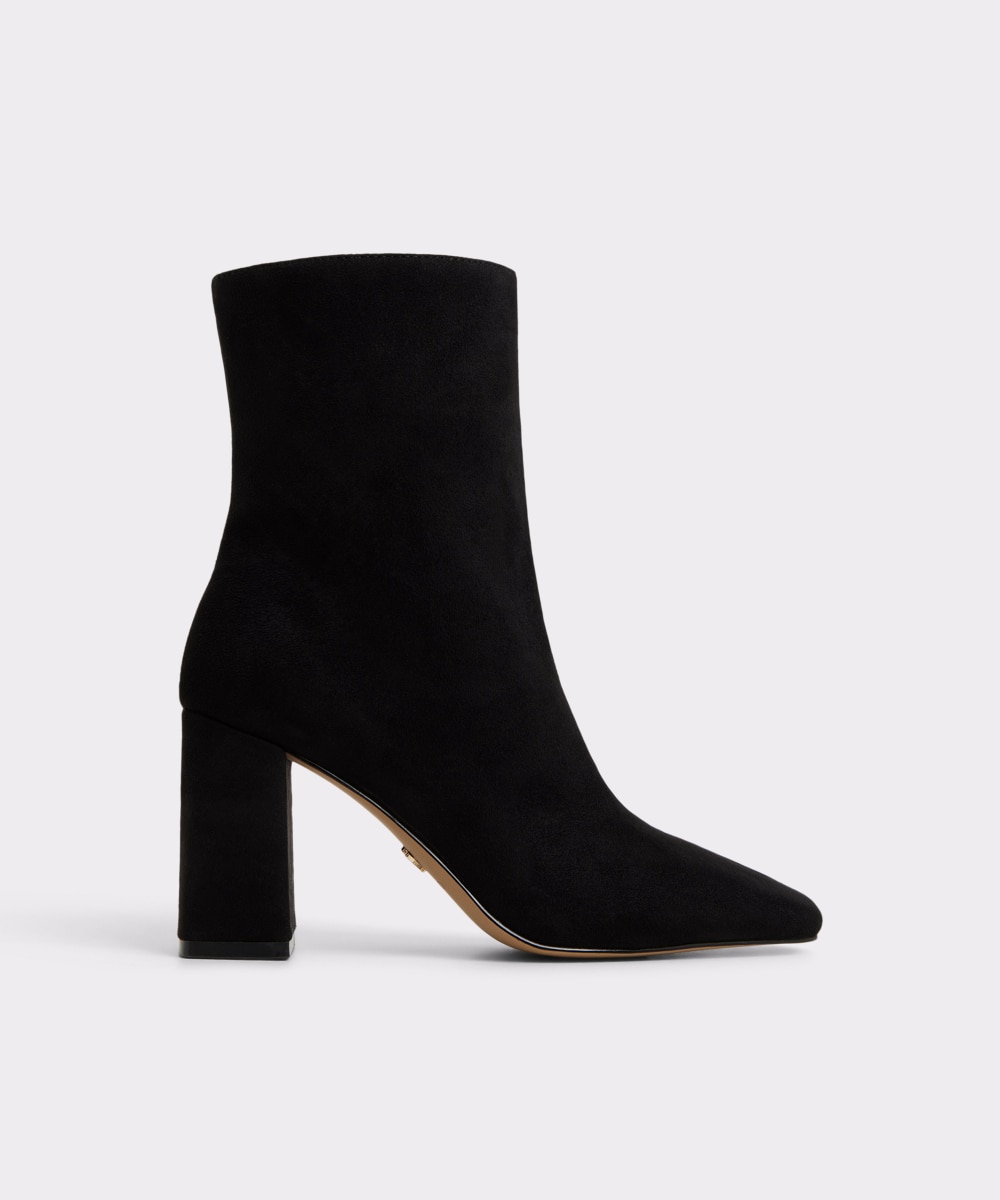Botines básicos de mujer con punta cuadrada - Aldo - Negro mate Negro mate-1