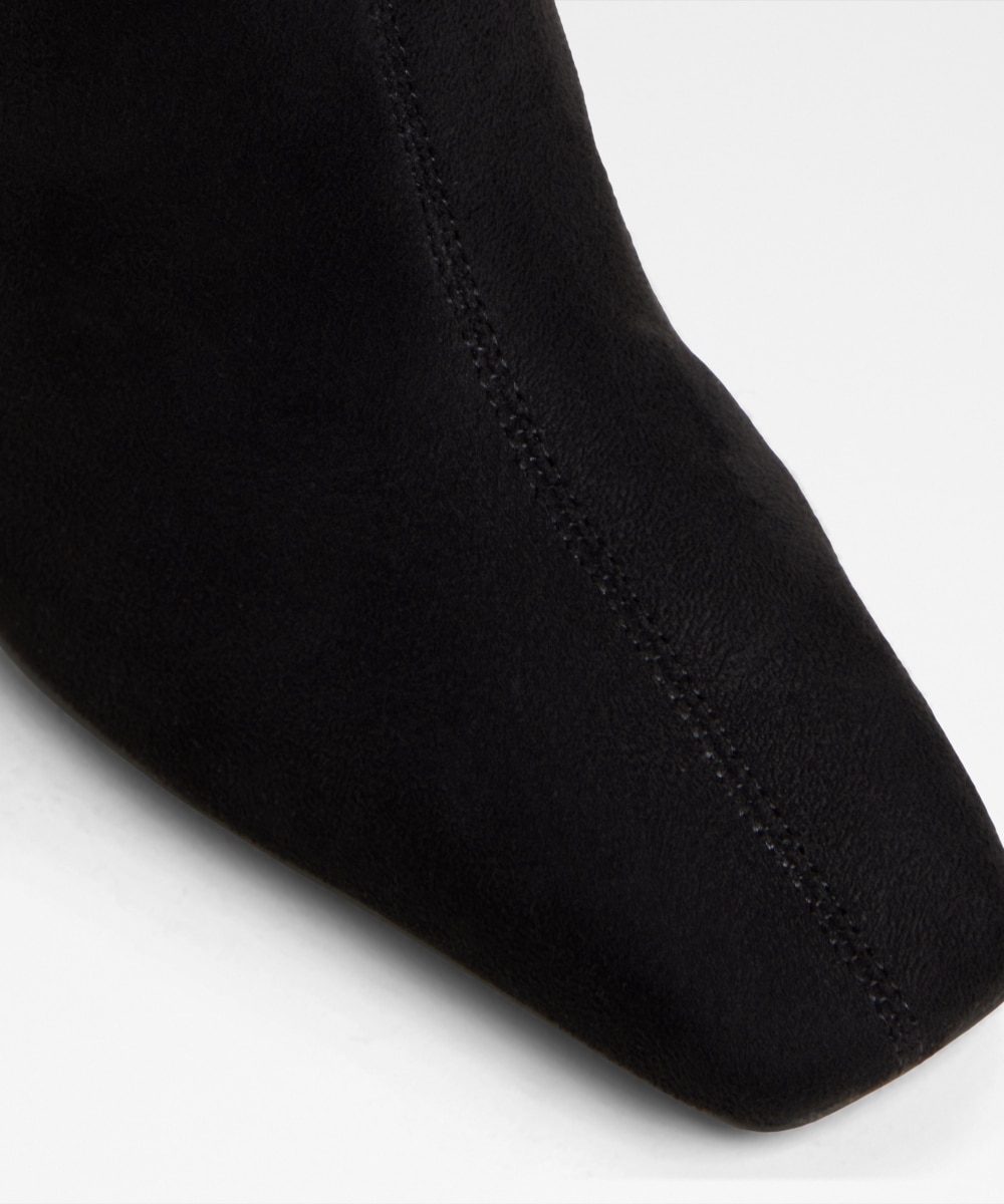 Botines básicos de mujer con punta cuadrada - Aldo - Negro mate Negro mate-5