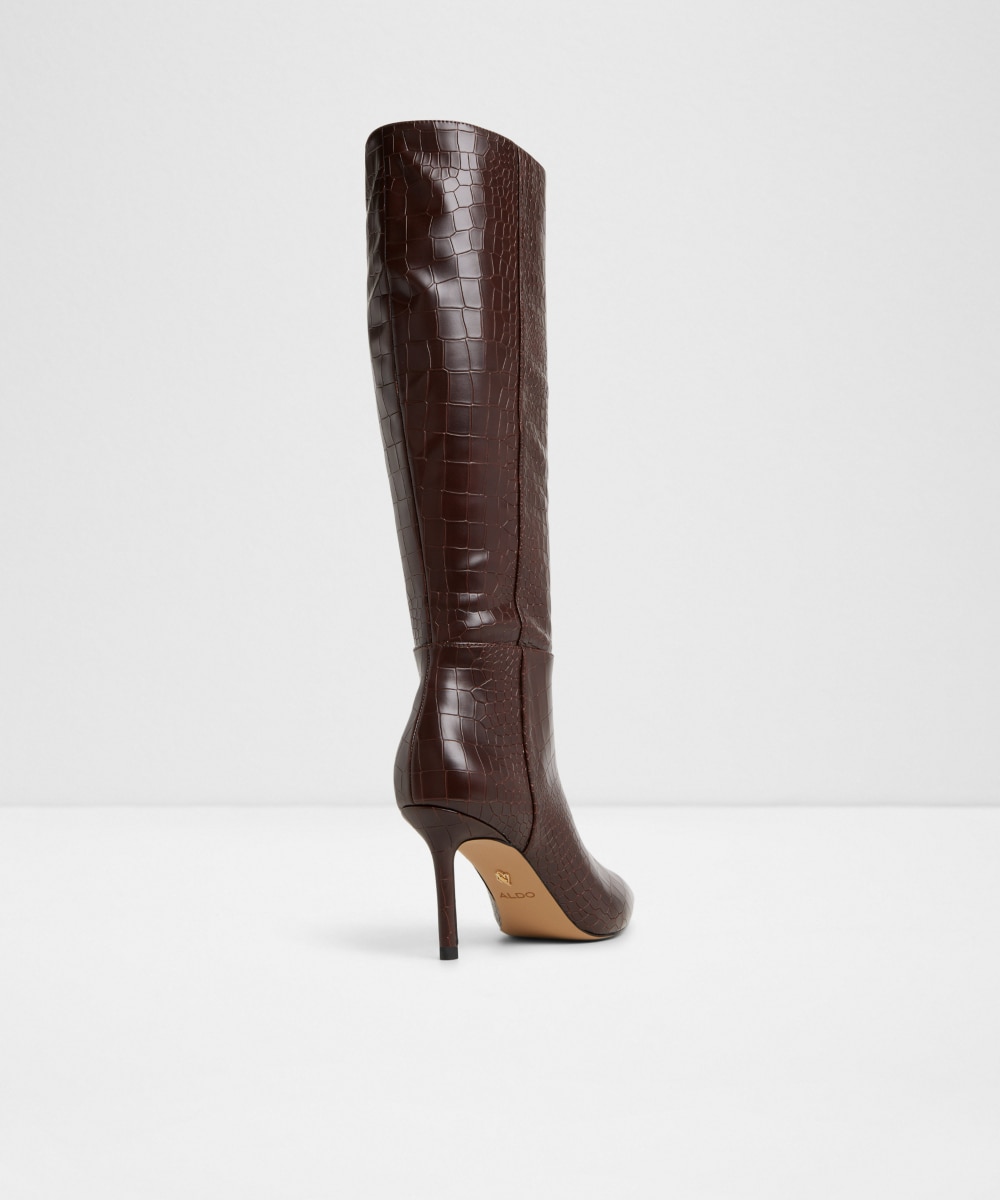 Botas básicas de mujer con punta afilada - Aldo - Marrón Marrón-2