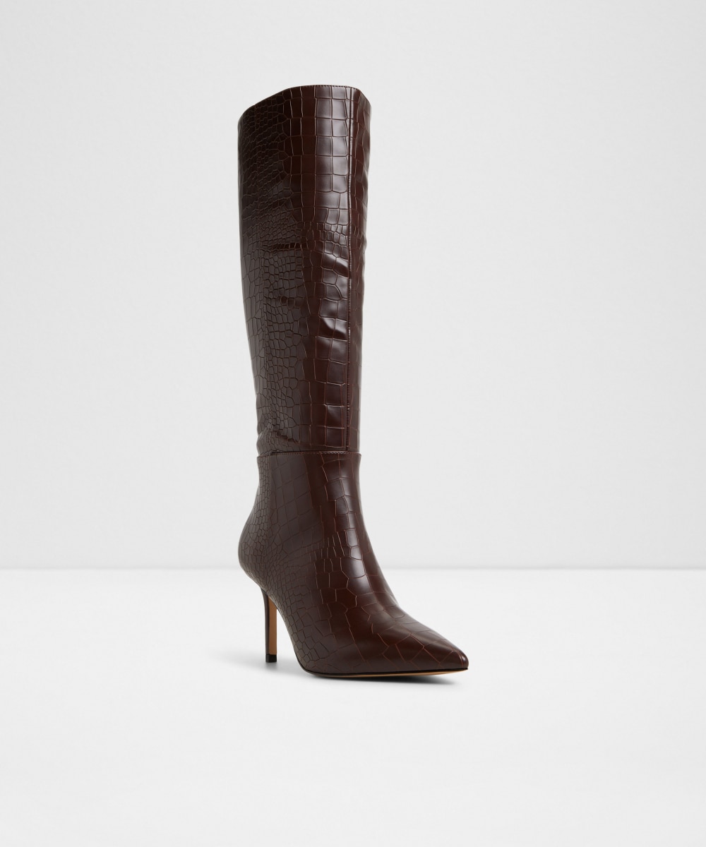 Botas básicas de mujer con punta afilada - Aldo - Marrón Marrón-3