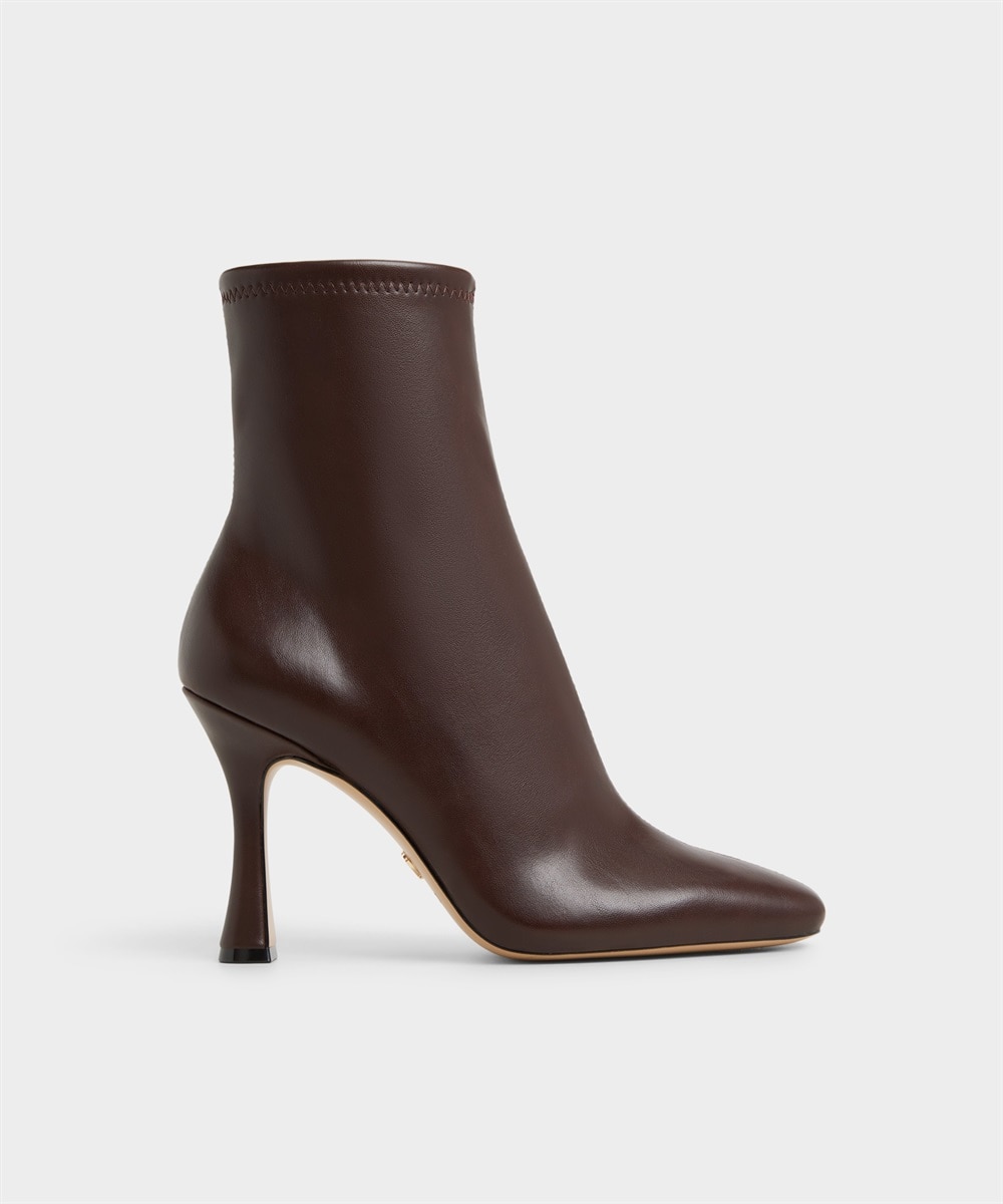 Botines básicos de mujer con punta cuadrada - Aldo - Marrón Marrón-1