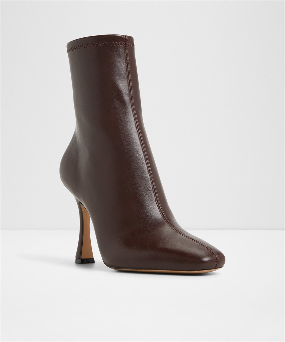 Botines básicos de mujer con punta cuadrada - Aldo - Marrón Marrón-3