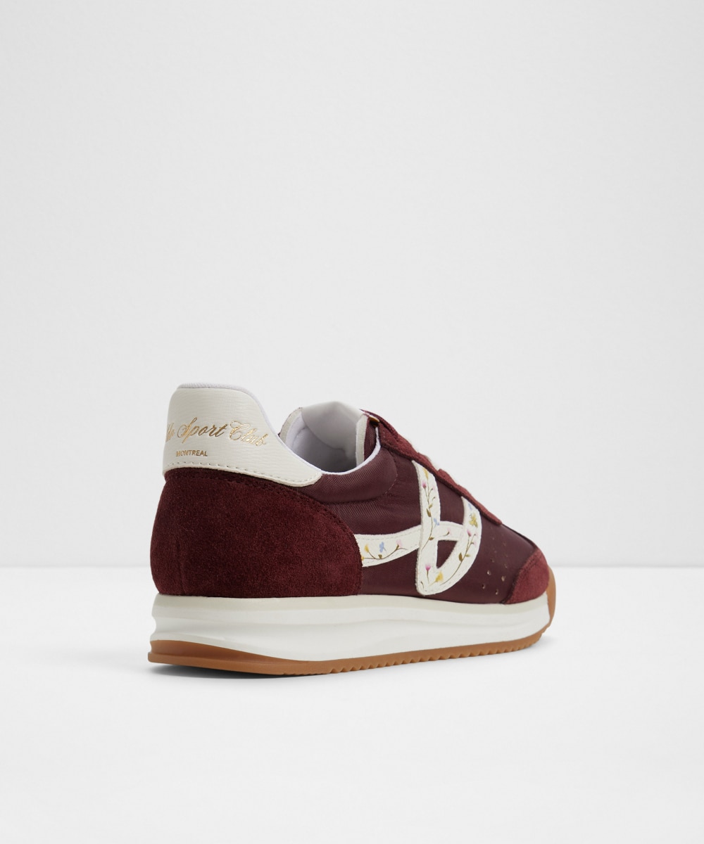 Zapatillas deportivas de mujer con punta redonda - Aldo - Burdeos Burdeos-3