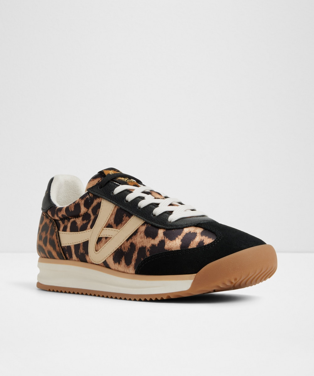 Zapatillas deportivas de mujer con punta redonda - Aldo - Negro Negro-4