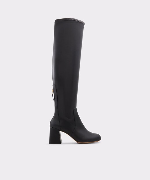 Imagen 0 de Botas de mujer en color negro con punta cuadrada