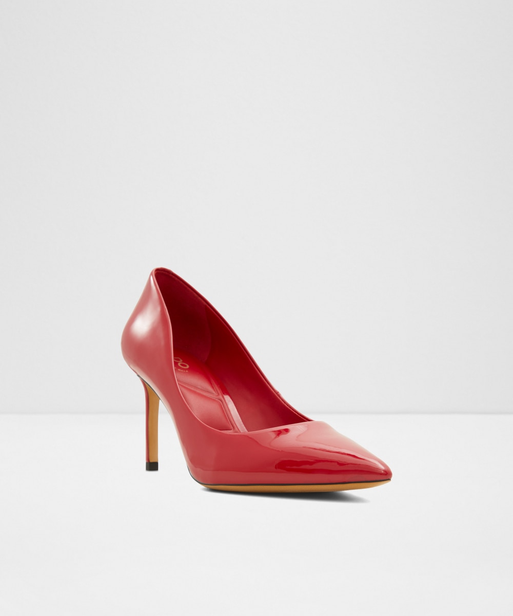 Zapatos de salón de mujer con punta afilada - Aldo - Rojo Rojo-4
