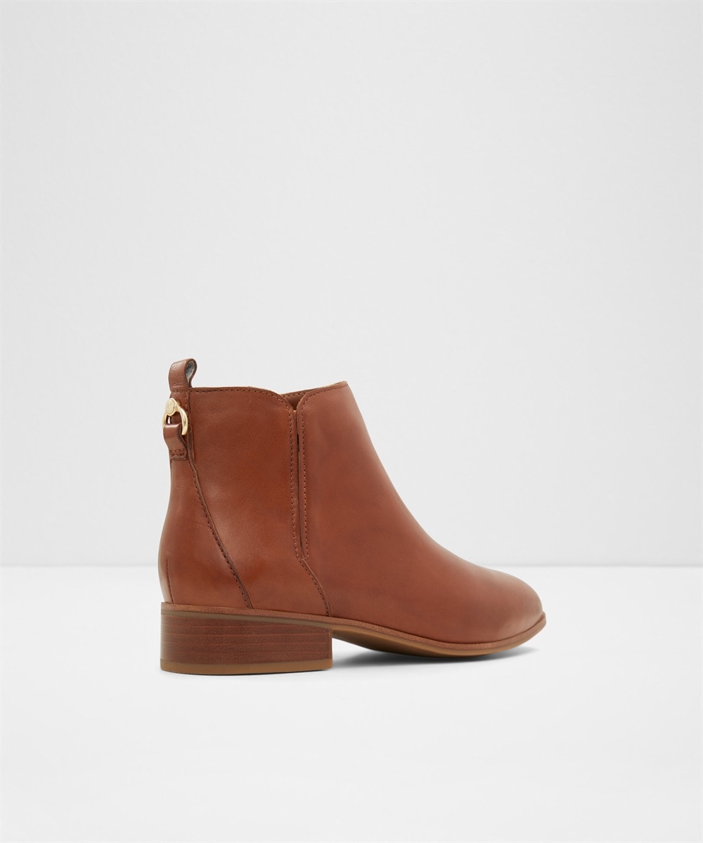 Botines básicos de mujer con punta redonda - Aldo - Camel Camel-2