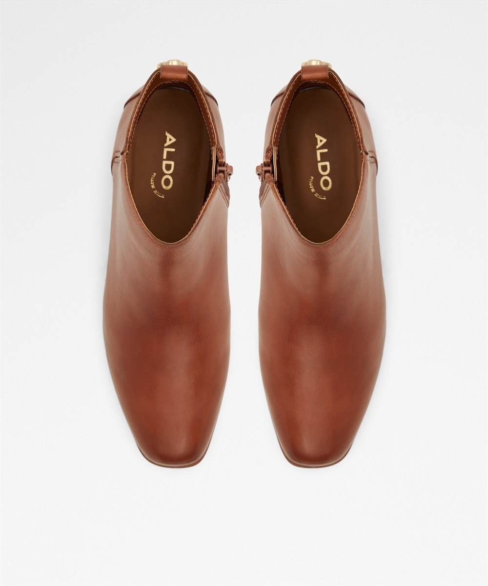 Botines básicos de mujer con punta redonda - Aldo - Camel Camel-6