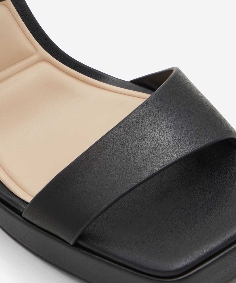 Sandalias de tacón de mujer con punta cuadrada - Aldo - Negro Negro-7