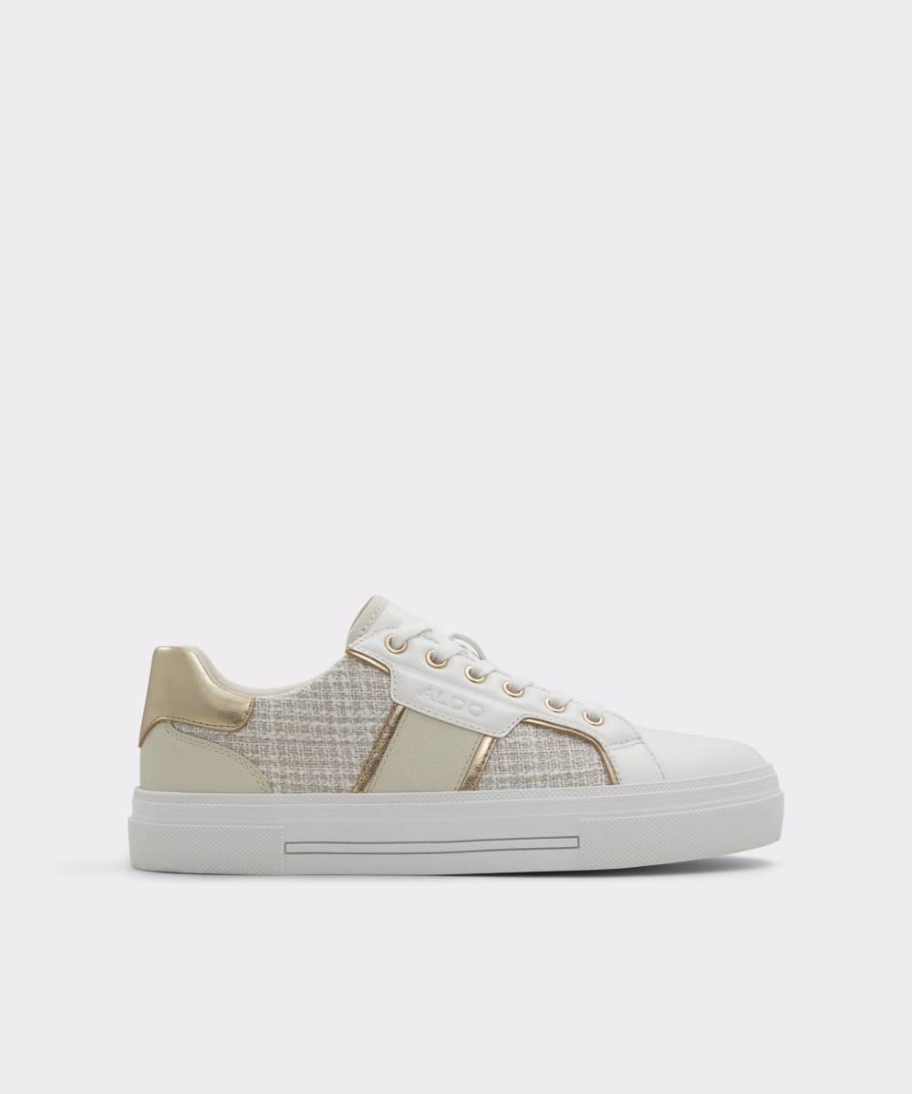 Zapatillas deportivas de mujer con punta redonda - Aldo - Blanco Blanco-1