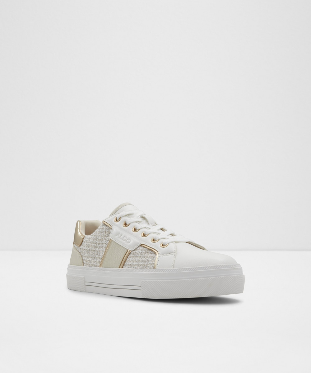 Zapatillas deportivas de mujer con punta redonda - Aldo - Blanco Blanco-4