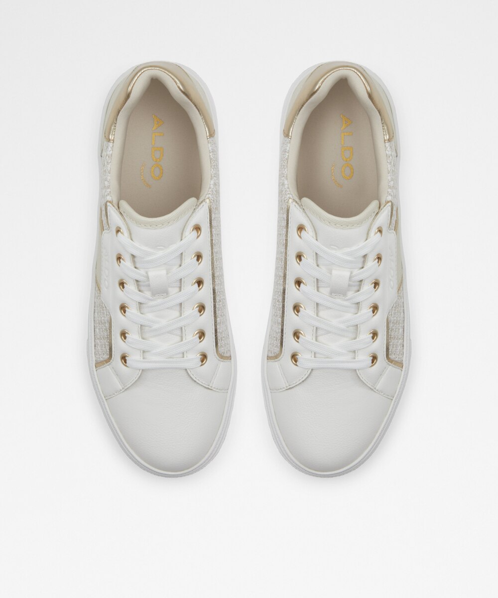 Zapatillas deportivas de mujer con punta redonda - Aldo - Blanco Blanco-6