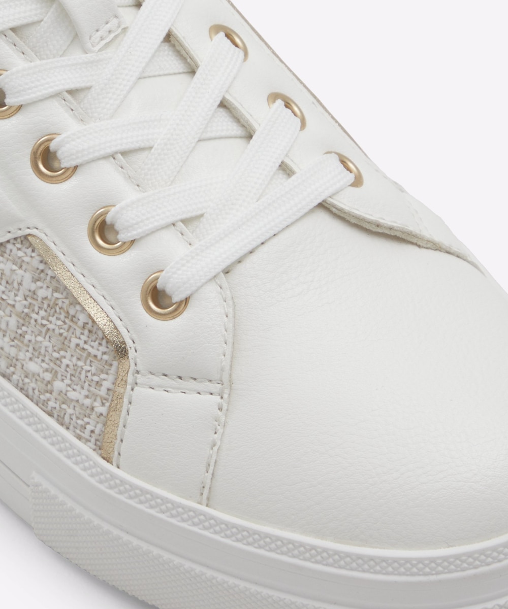 Zapatillas deportivas de mujer con punta redonda - Aldo - Blanco Blanco-7