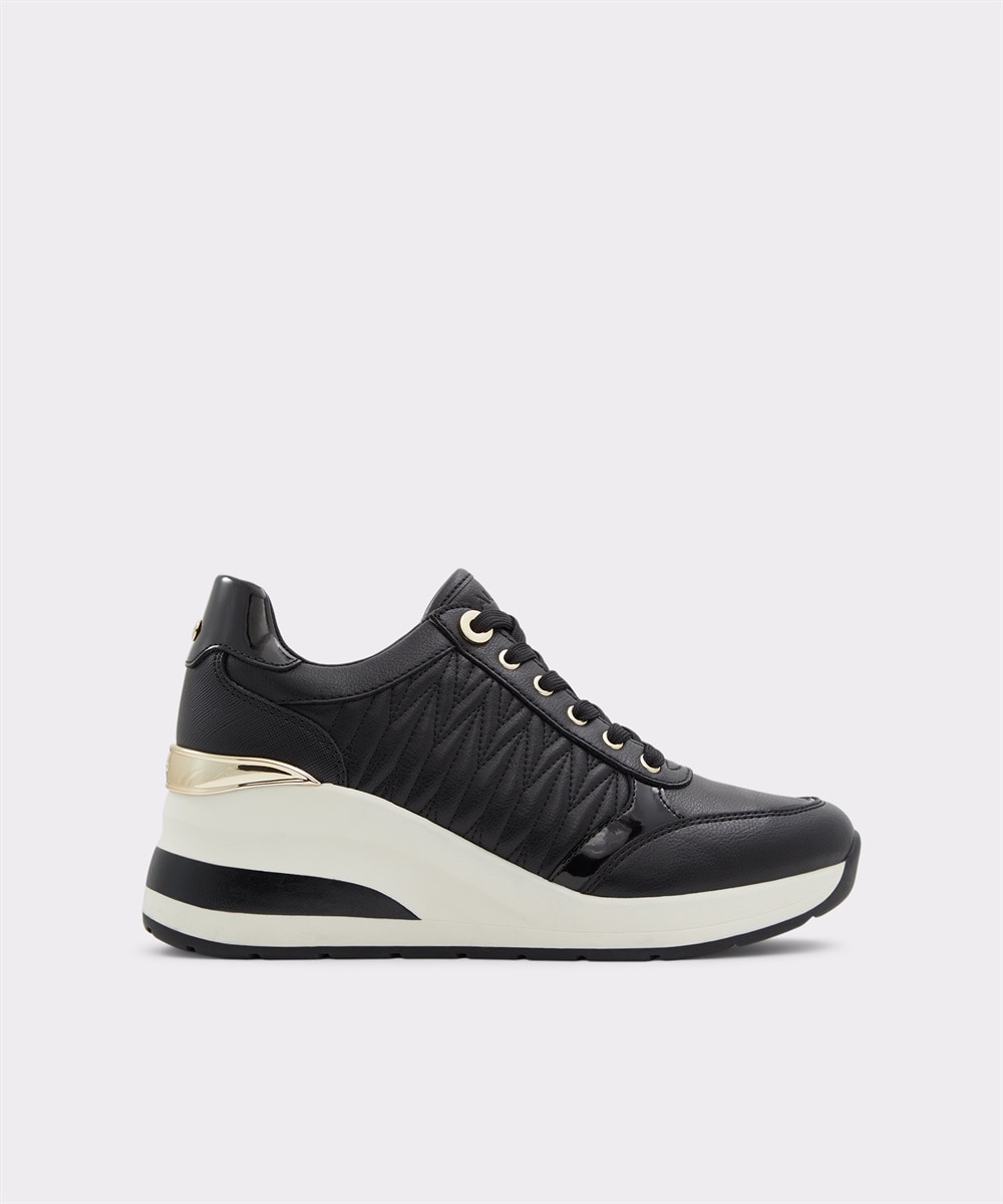 Zapatillas deportivas de mujer con punta redonda - Aldo - Negro Negro-1