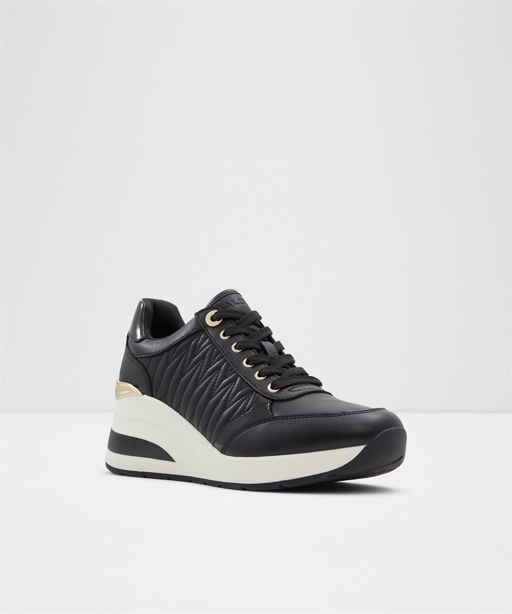Zapatillas deportivas de mujer con punta redonda - Aldo - Negro Negro-5