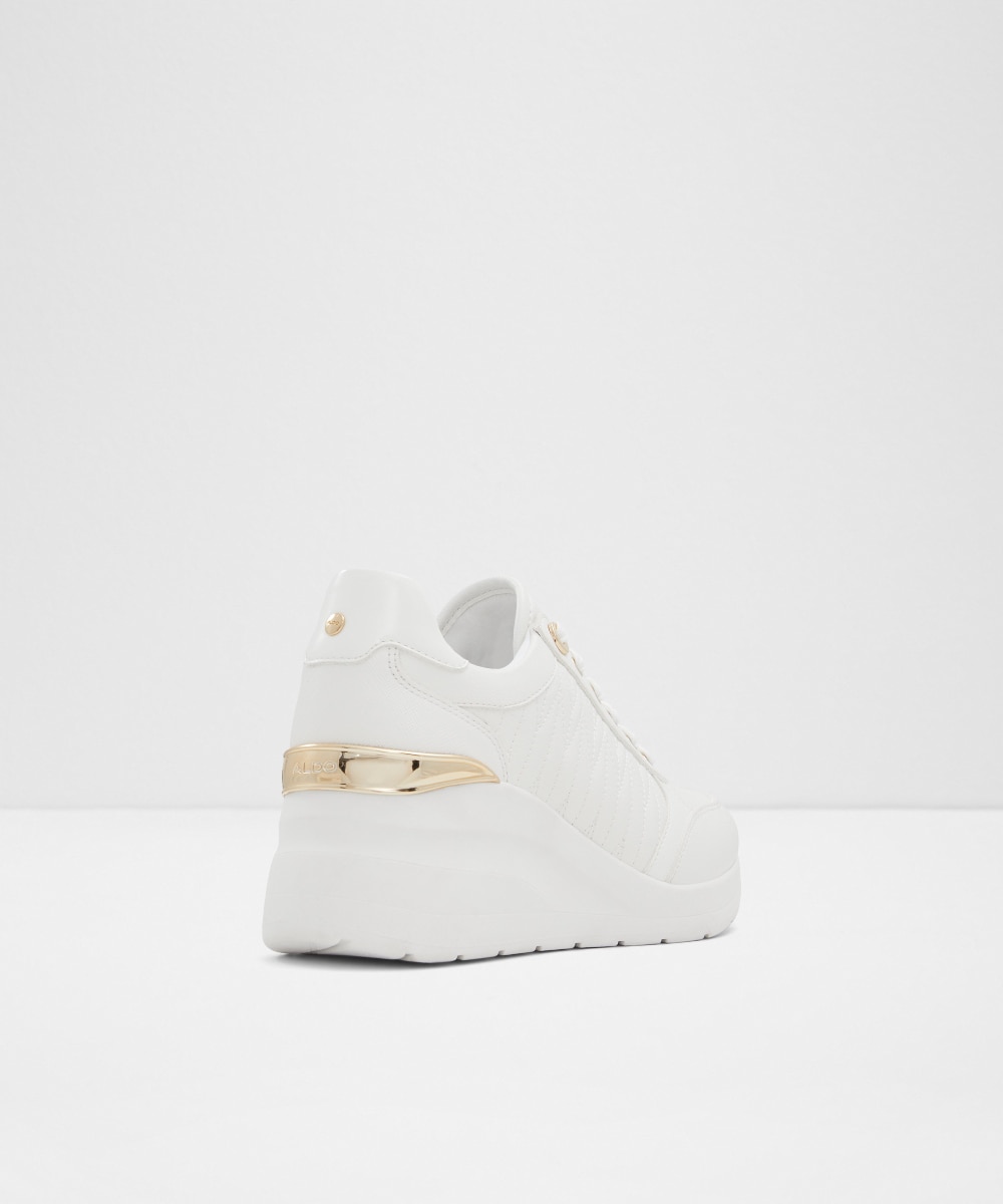 Zapatillas deportivas de mujer con punta redonda - Aldo - Blanco Blanco-3