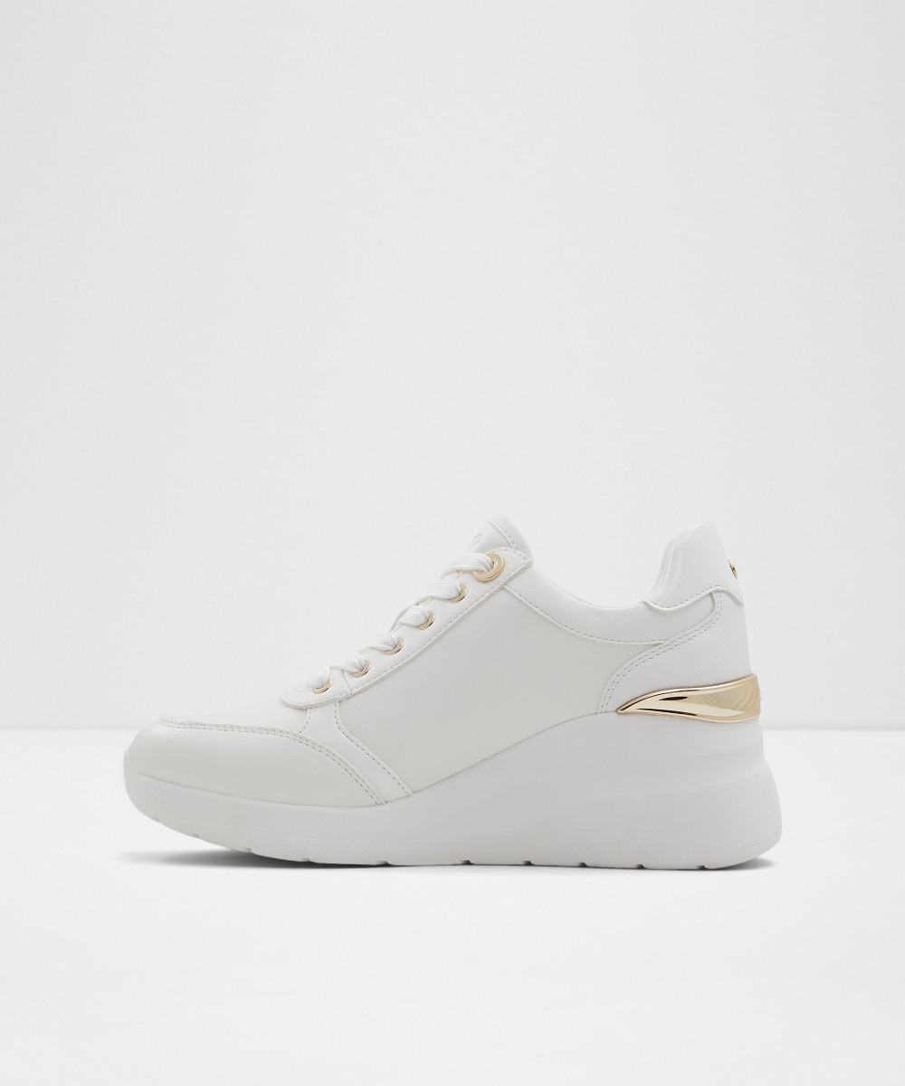 Zapatillas deportivas de mujer con punta redonda - Aldo - Blanco Blanco-2