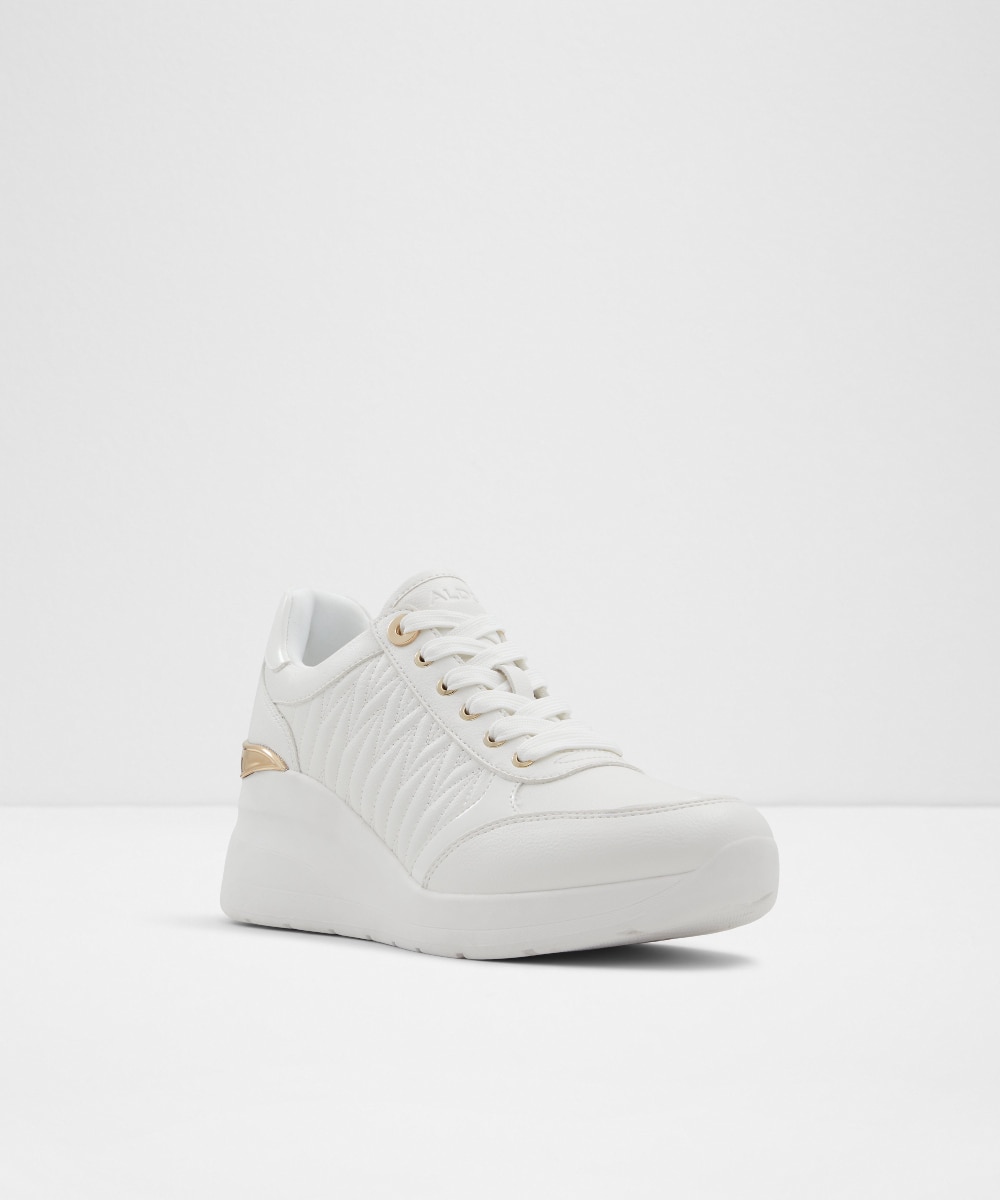 Zapatillas deportivas de mujer con punta redonda - Aldo - Blanco Blanco-4
