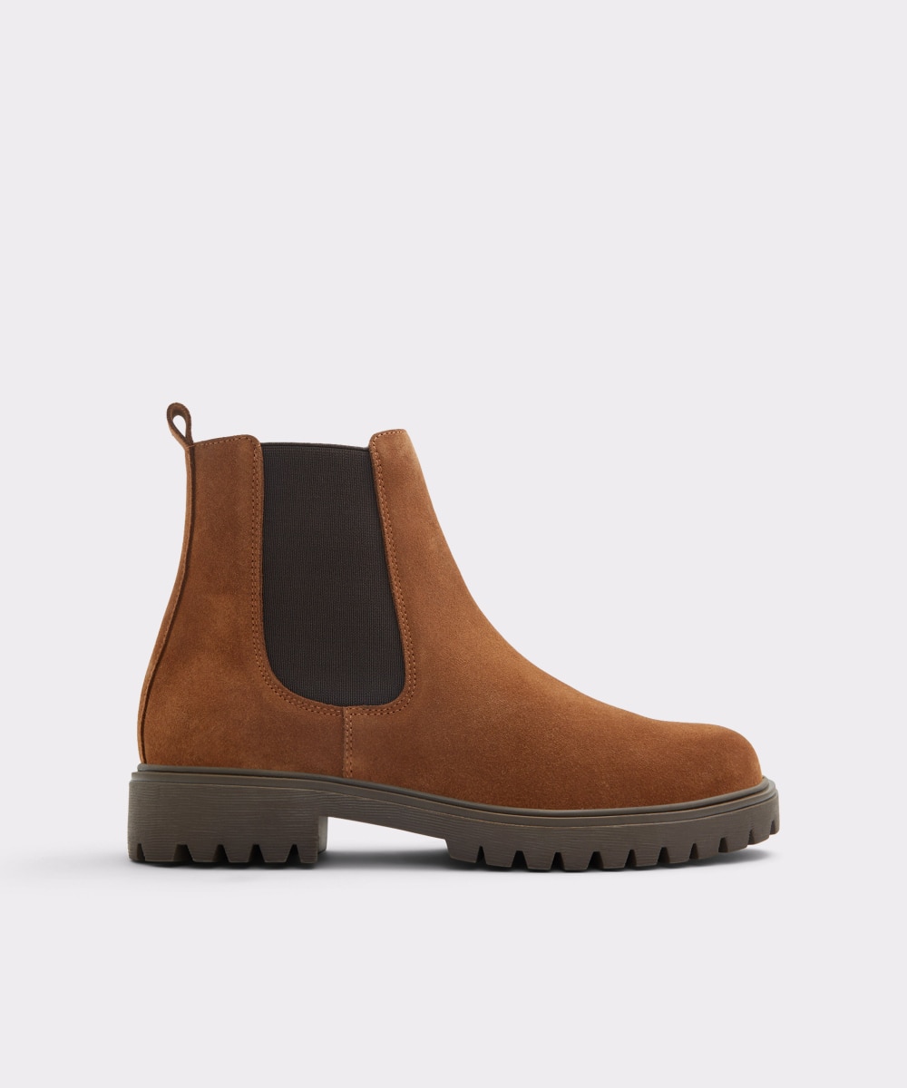 Botines básicos de mujer con punta redonda - Aldo - Camel Camel-1