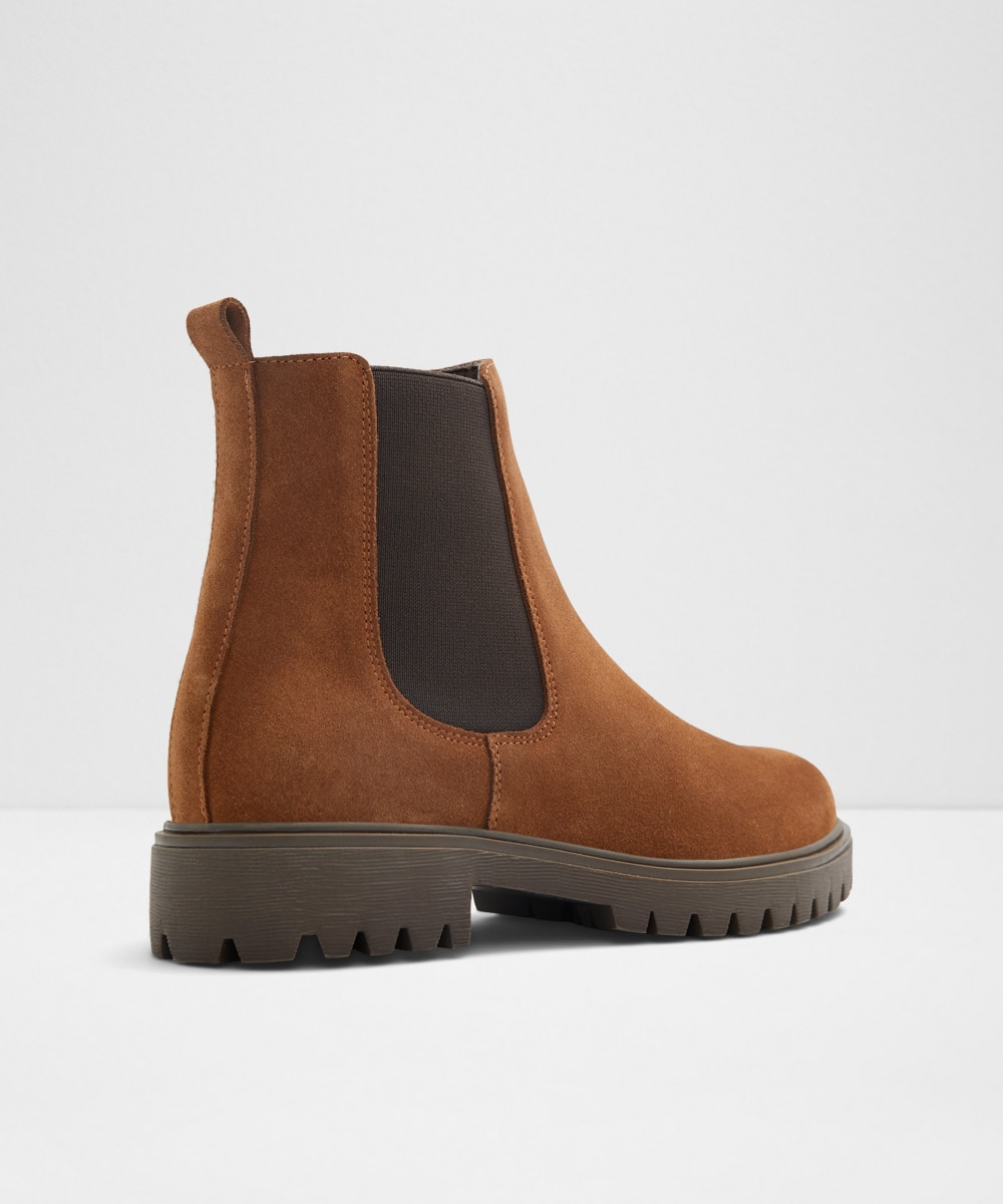 Botines básicos de mujer con punta redonda - Aldo - Camel Camel-3