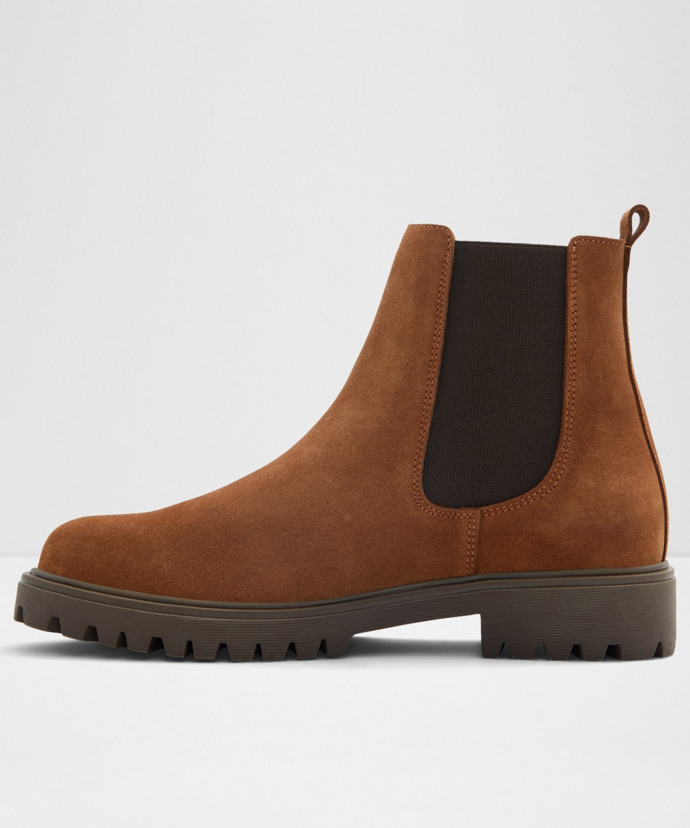 Botines básicos de mujer con punta redonda - Aldo - Camel Camel-2