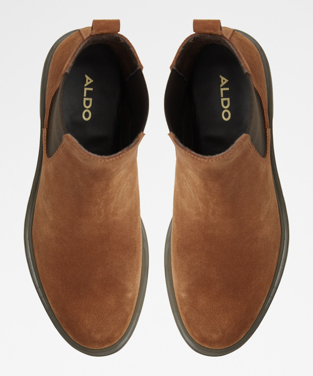 Botines básicos de mujer con punta redonda - Aldo - Camel Camel-6