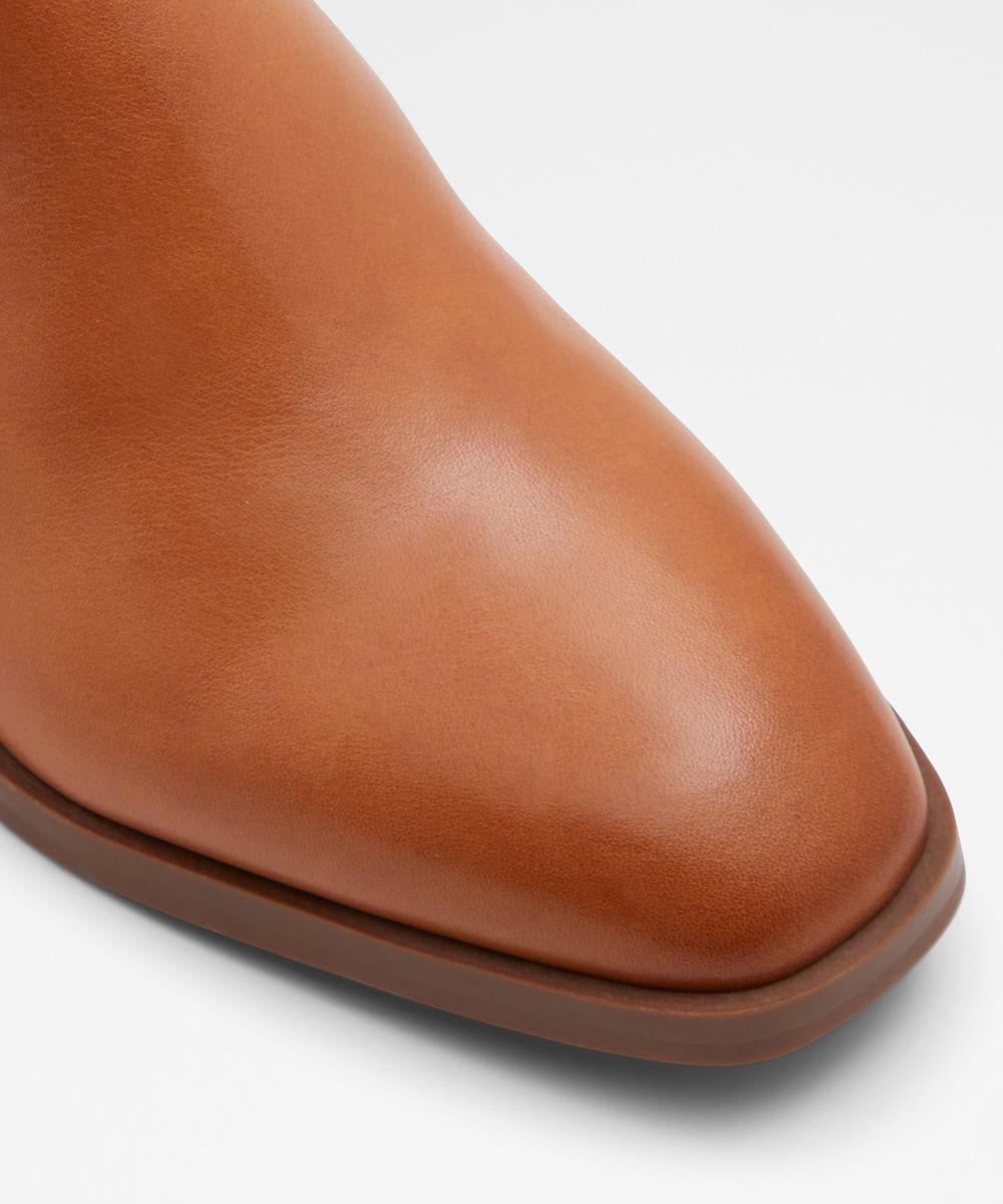 Botines básicos de mujer con punta redonda - Aldo - Camel Camel-5
