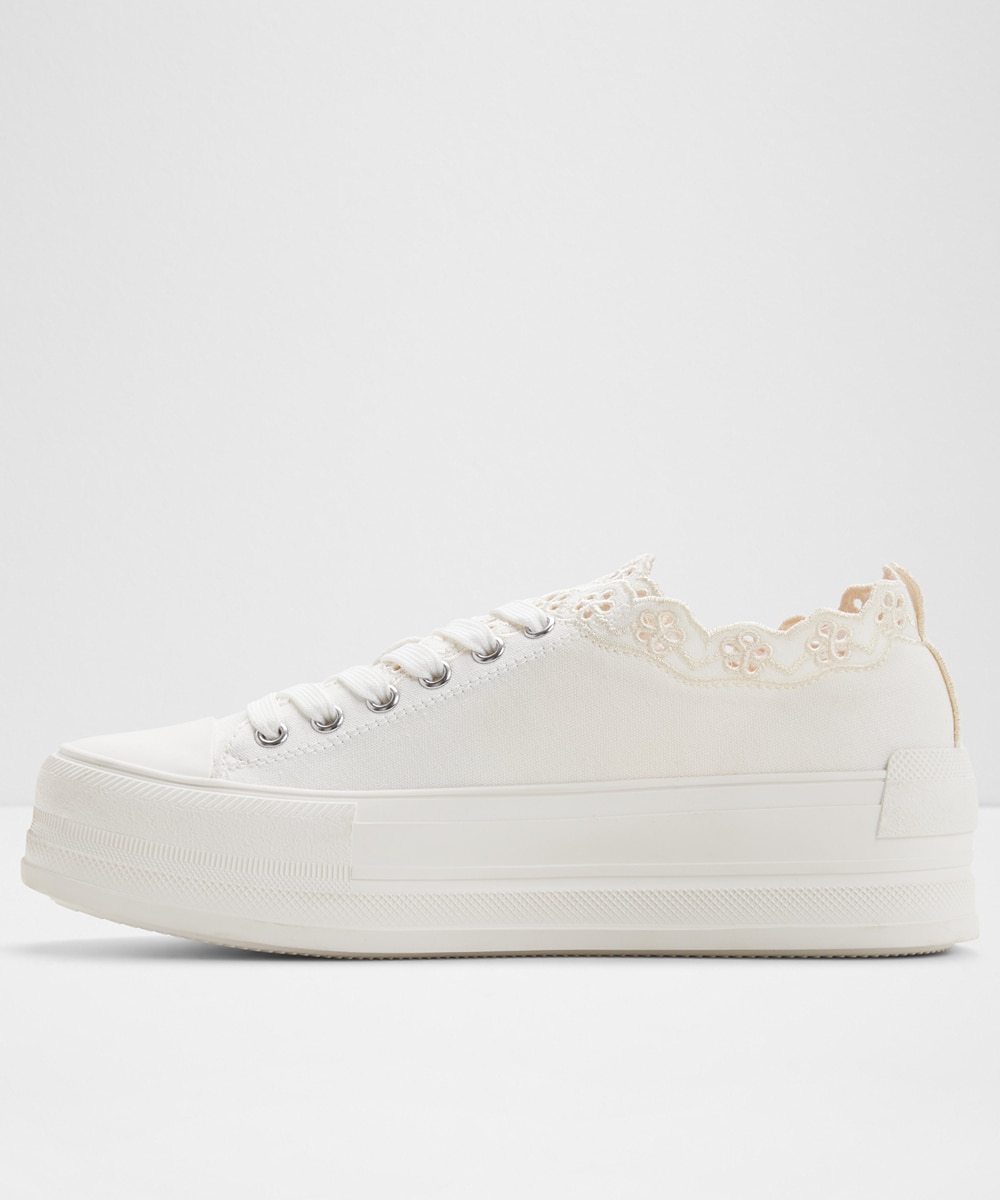 Zapatillas deportivas de mujer con punta redonda - Aldo - Blanco Blanco-2