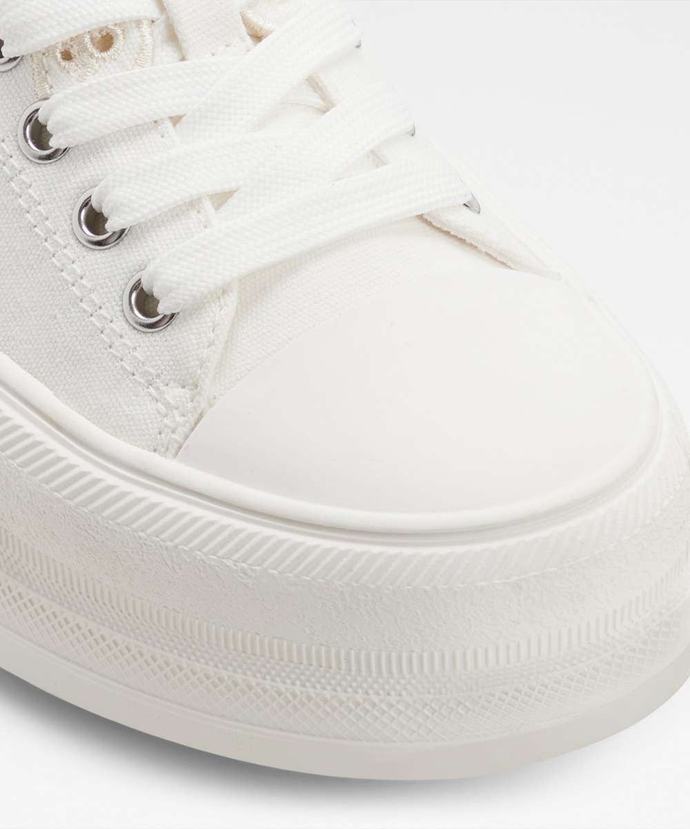Zapatillas deportivas de mujer con punta redonda - Aldo - Blanco Blanco-5