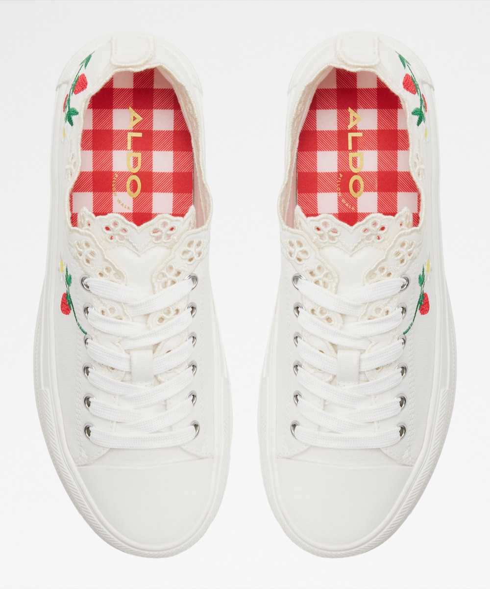 Zapatillas deportivas de mujer con punta redonda - Aldo - Blanco Blanco-6