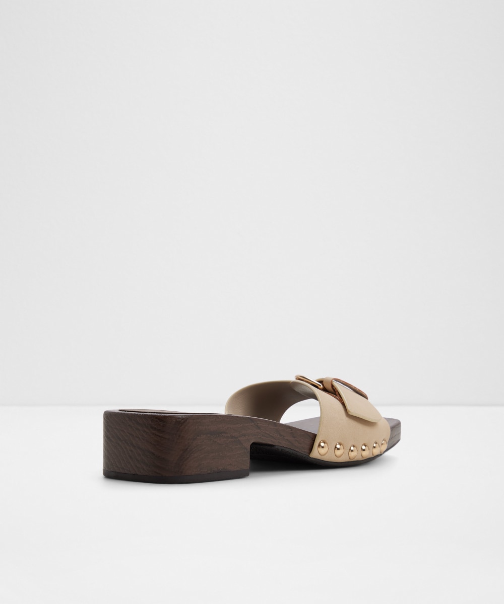 Sandalias de tacón de mujer con punta cuadrada - Aldo - Beige Beige-3