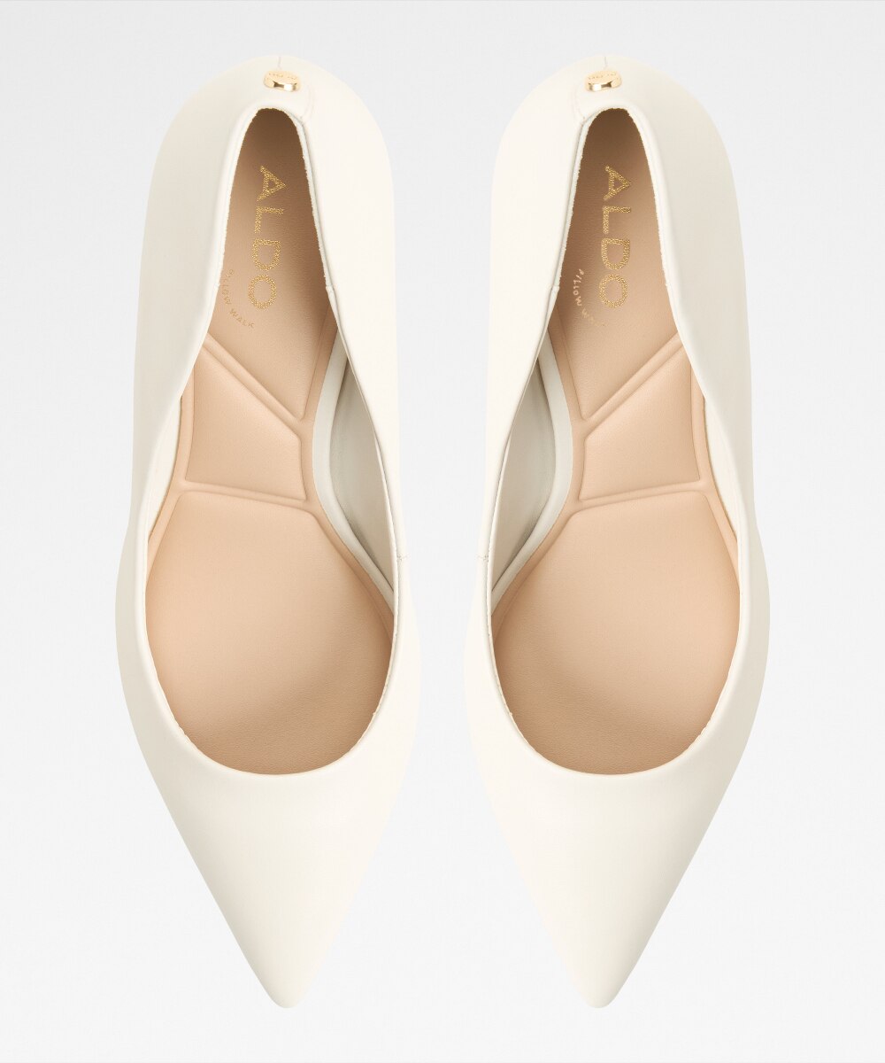 Imagen 6 de Zapatos de salón de mujer con punta de punta - Blanco Blanco