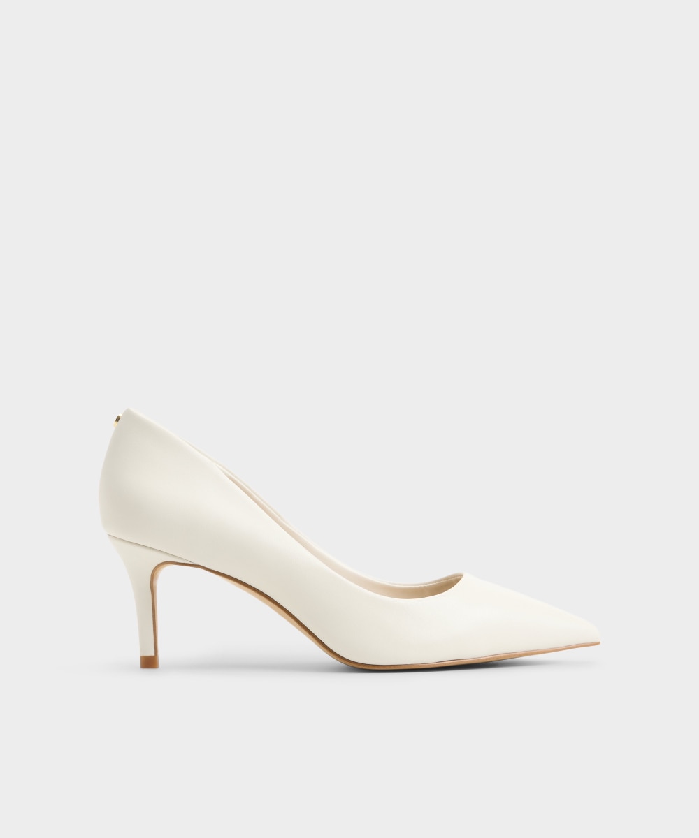 Zapatos de salón de mujer con punta afilada - Aldo - Blanco Blanco-1