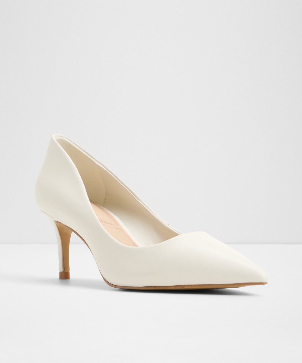 Zapatos de salón de mujer con punta afilada - Aldo - Blanco Blanco-4