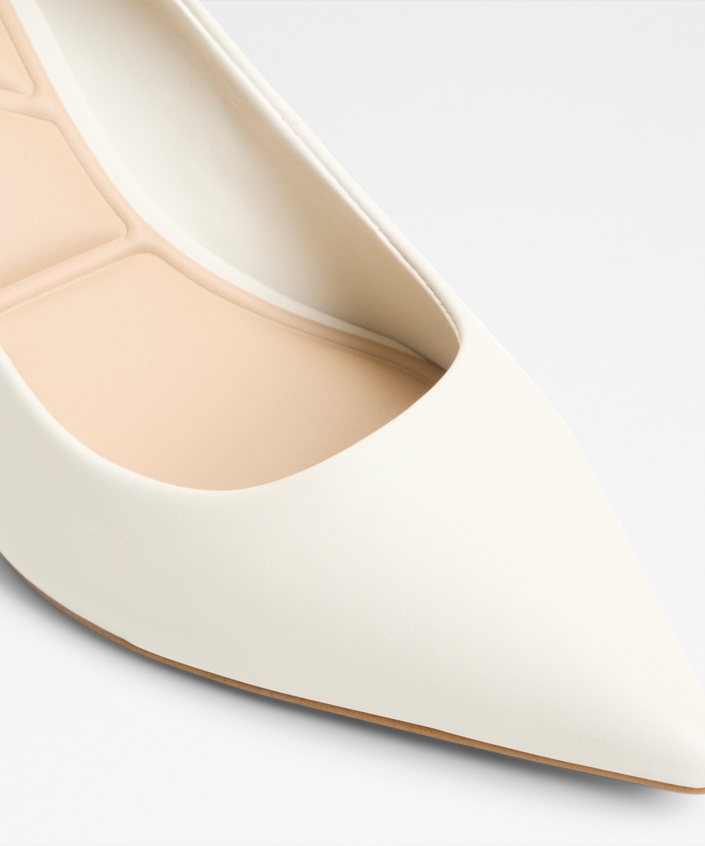 Zapatos de salón de mujer con punta afilada - Aldo - Blanco Blanco-5
