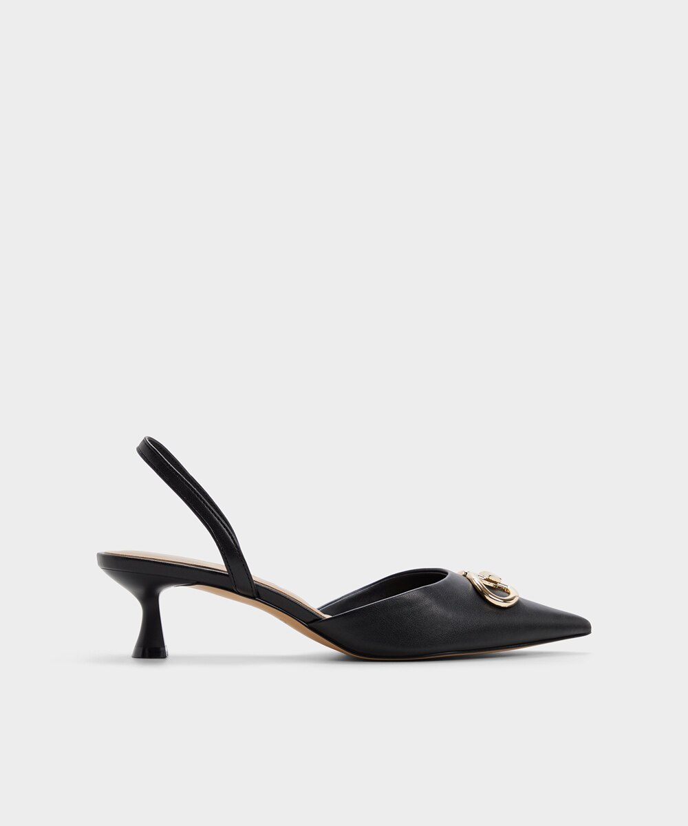 Zapatos de salón de mujer con punta de punta - Aldo - Negro Negro-1