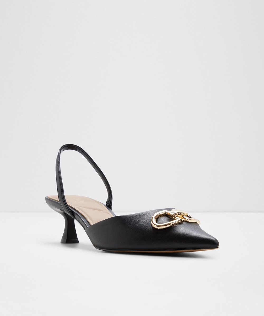 Zapatos de salón de mujer con punta de punta - Aldo - Negro Negro-4
