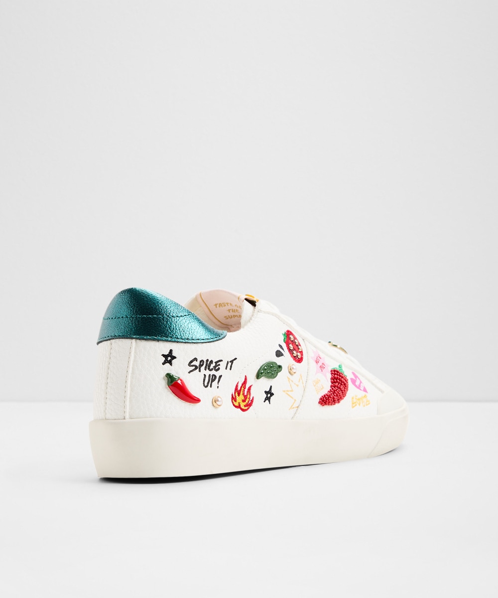 Zapatillas deportivas de mujer con punta redonda - Aldo - Blanco Blanco-3