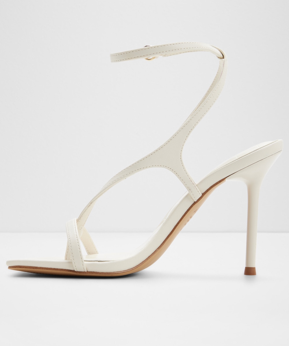 Sandalias de tacón de mujer con punta cuadrada - Aldo - Blanco Blanco-2