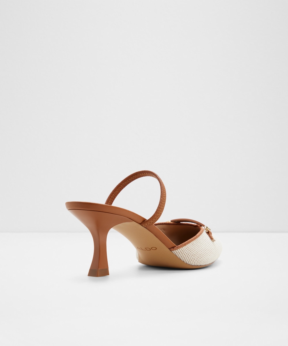 Zapatos de salón de mujer con punta afilada - Camel Camel-3