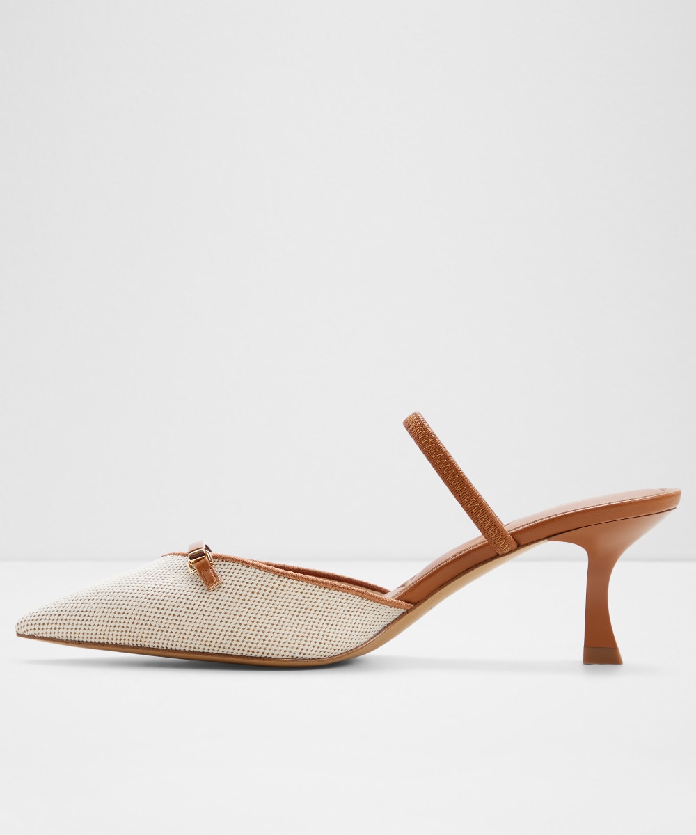 Zapatos de salón de mujer con punta afilada - Camel Camel-2